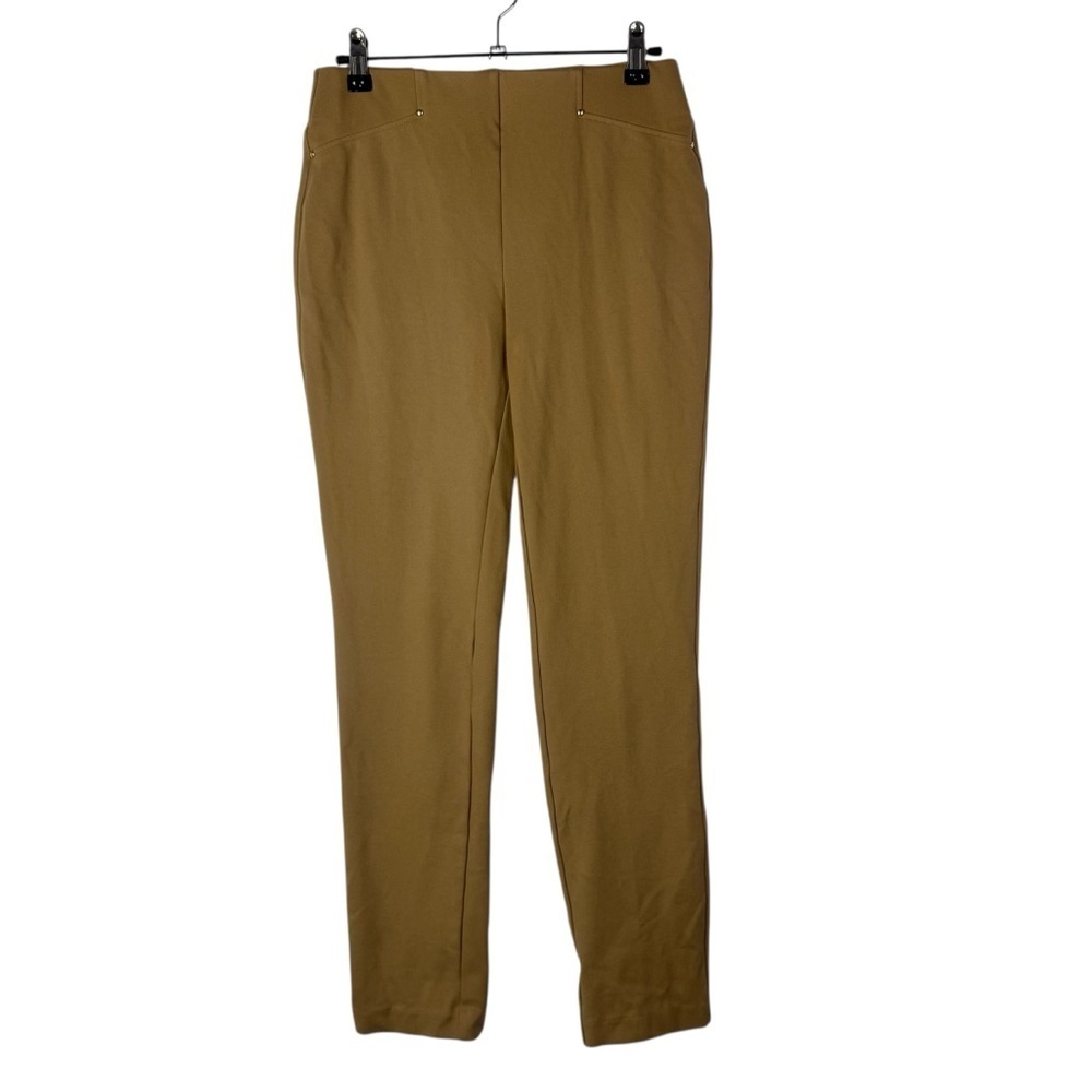 Rafaella Comfort Camel Brown Stretch Pull On Dress Pants 4